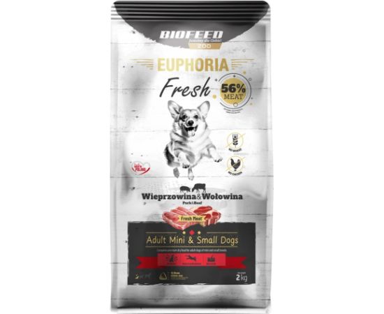 BIOFEED Euphoria Fresh Meat Wieprz/Wołow Xs/S 2kg