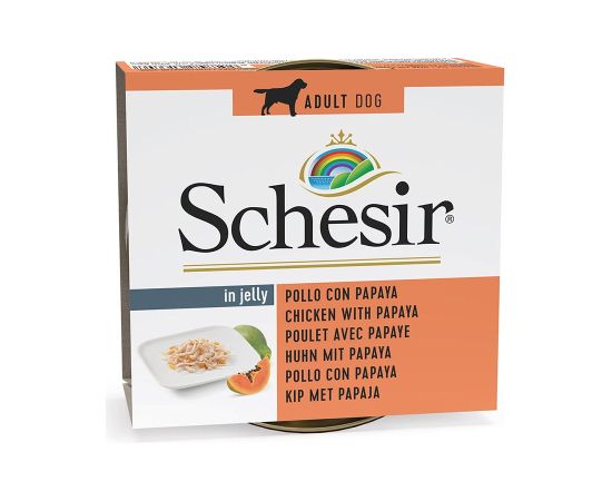 Agras Pet Foods SCHESIR Chicken with papaya in jelly - wet dog food - 150g