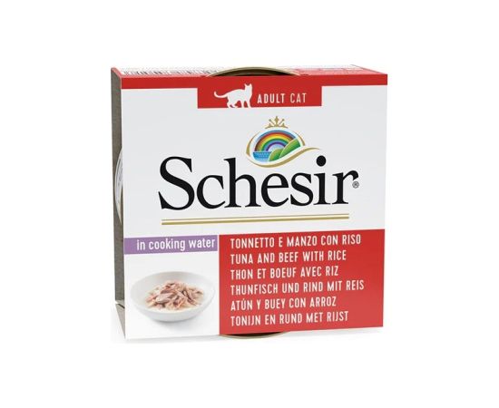 Agras Pet Foods SCHESIR in cooking water Tuna with beef and rice - wet cat food - 85 g