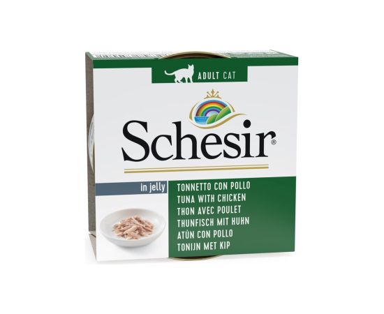 Agras Pet Foods SCHESIR Tuna with chicken in jelly - wet cat food - 85g
