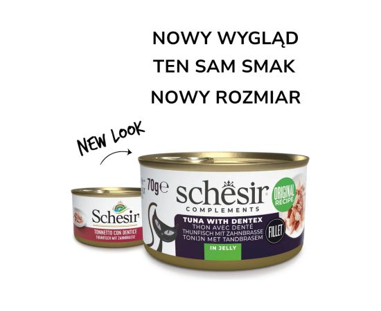 Agras Pet Foods SCHESIR Oceanic Adult Tuna with Dentic - wet cat food - 70g