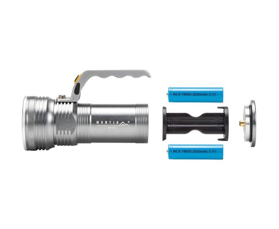 Montis Aluminiowa ręczna latarka akumulatorowa LED MT154 Grey Hand flashlight