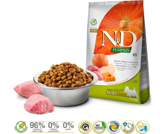 Farmina Pet Food BOAR AND APPLE ADULT MINI