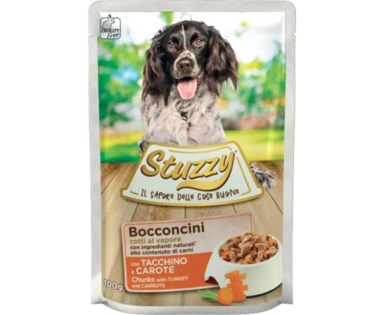 Agras Pet Foods STUZZY Chunks with turkey and carrots - wet dog food - 100 g