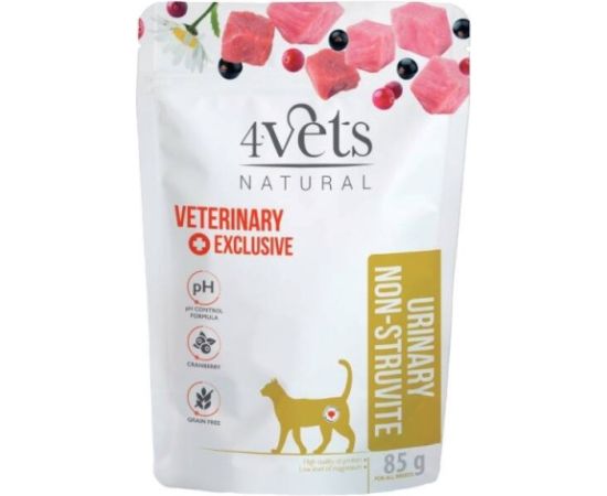 4VETS Natural Urinary Non-struvite - wet cat food - 85g