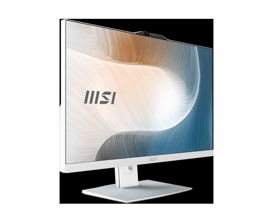 MSI AIO Modern AM242P 12M-2005EU Intel i5-1235U 24" IPS LED FHD Non-Touch Anti-Glare 16GB SSD500GB M.2 AX211 WiFi 6E Windows 11 Pro White