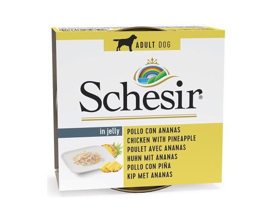 Agras Pet Foods SCHESIR Chicken with pineapple in jelly - wet dog food - 150g