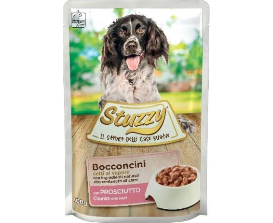 Agras Pet Foods STUZZY Chunks with ham - wet dog food - 100 g