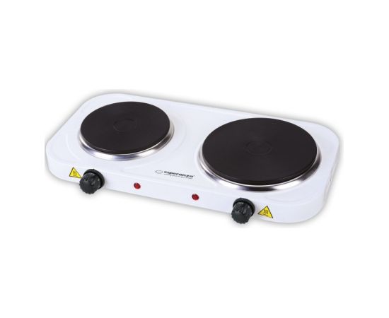 Esperanza EKH014W Electric cooker 2 zones White