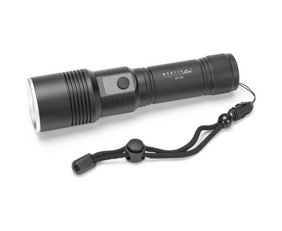 Montis Taktyczna ręczna latarka akumulatorowa LED MT159 Black Hand flashlight