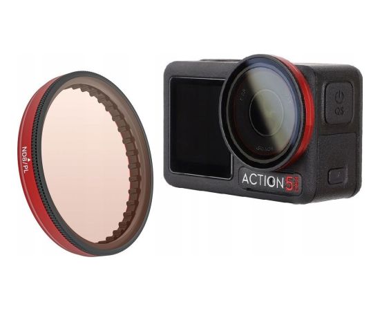 Sunnylife Filtr Hybrydowy 2w1 Polaryzacyjny Pl Nd8 Do Dji Osmo Action 5 Pro / 5pro / 4 / 3 / Fi903-8 Штативы и Аксессуары