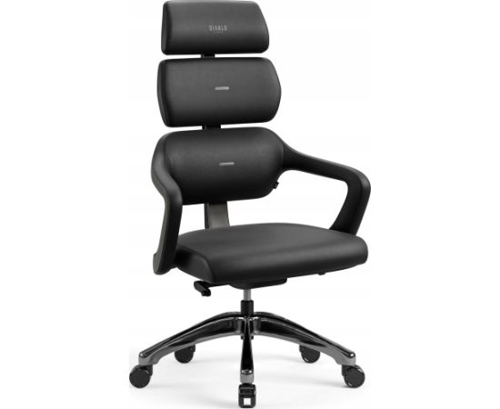 Diablo Chairs Krzesło biurowe Diablo Fotel gabinetowy Diablo V-Modular, Carbon Black