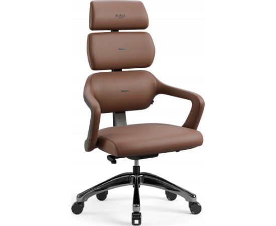 Diablo Chairs Krzesło biurowe Diablo Fotel do gabinetu Diablo V-Modular, Sugar Brown
