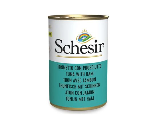 Agras Pet Foods SCHESIR Tuna with ham in broth - wet cat food - 140g