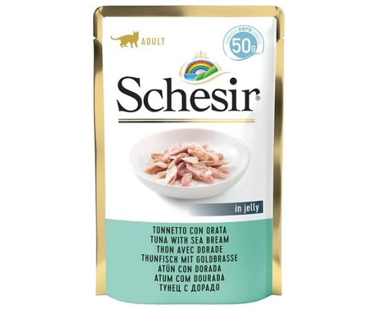 Agras Pet Foods SCHESIR in jelly Tuna with sea bream - wet cat food - 50 g