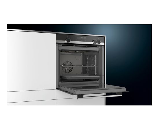 Siemens iQ500 HR538ABS1 Cepeškrāsns 71L Black