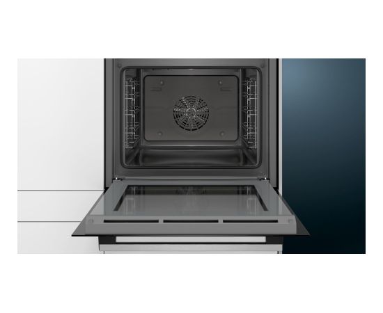 Siemens iQ500 HR538ABS1 Cepeškrāsns 71L Black
