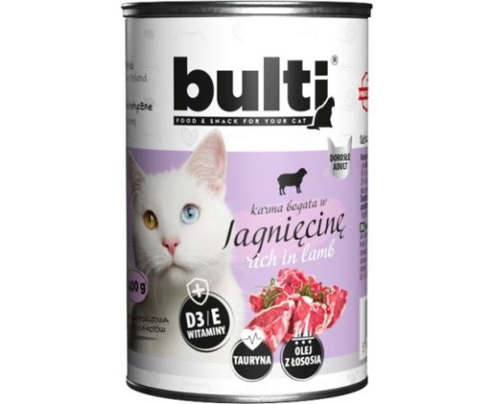 BULTI Rich in lamb - wet cat food - 400g