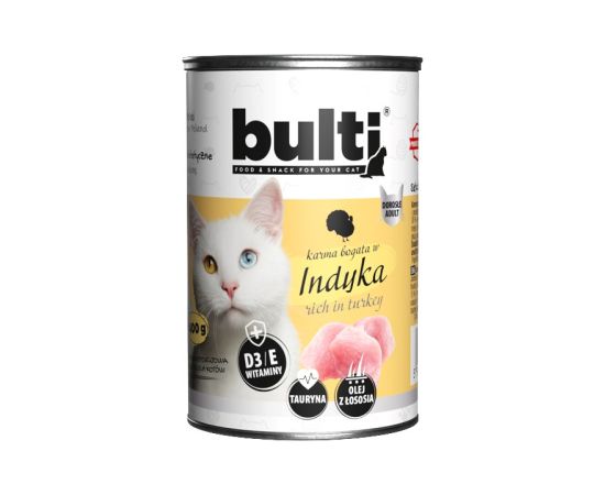 BULTI Rich in turkey - wet cat food - 400g