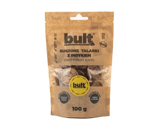 BULT Dried turkey slices - dog treat - 100g
