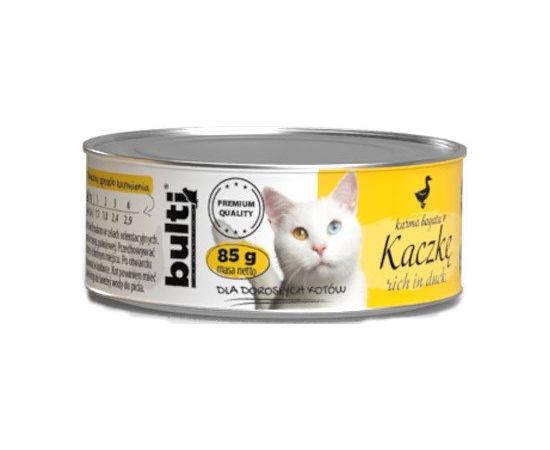 BULTI Rich in duck - wet cat food - 85g
