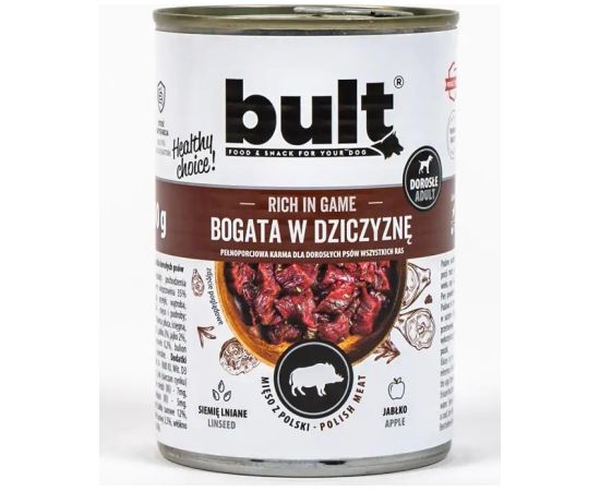 BULT Rich in game - Wet dog food - 800 g