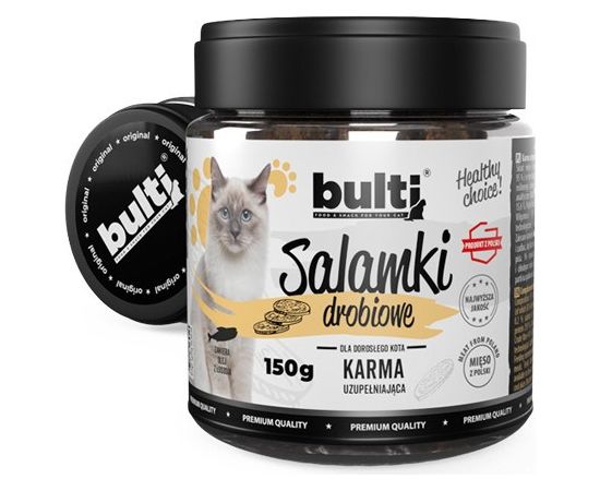 BULTI Salamki drobiowe przysmak dla kota 150g