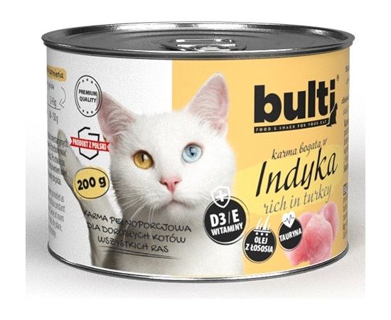 BULTI Rich in turkey - wet cat food - 200g