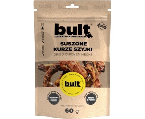 BULT Suszone kurze szyjki dla psa 60g