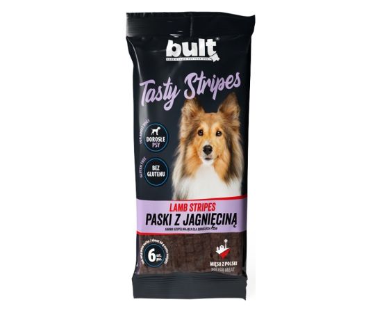 BULT Tasty stripes Lamb - dog treat - 6 pcs