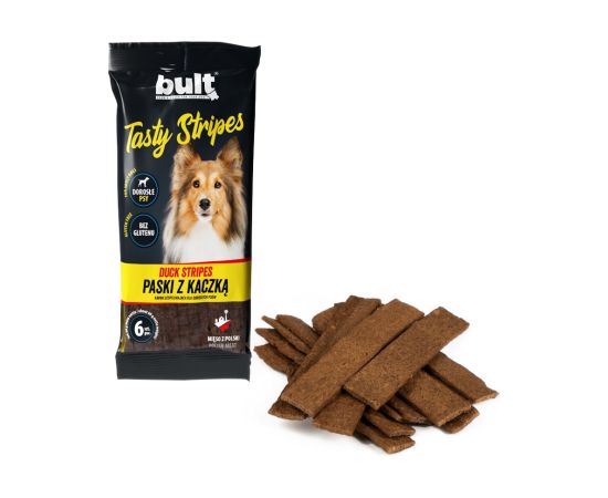 BULT Tasty stripes Duck - dog treat - 6 pcs