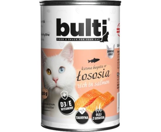 BULTI Rich in salmon - wet cat food - 400g