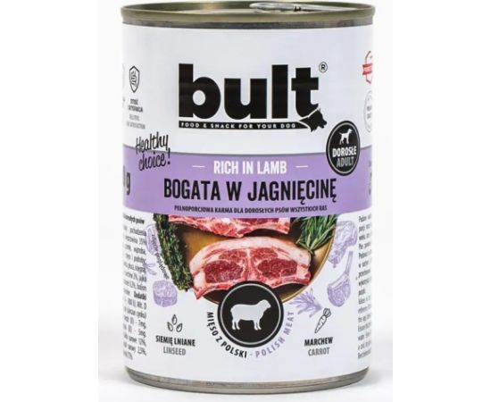 BULT Rich in lamb - Wet dog food - 800 g
