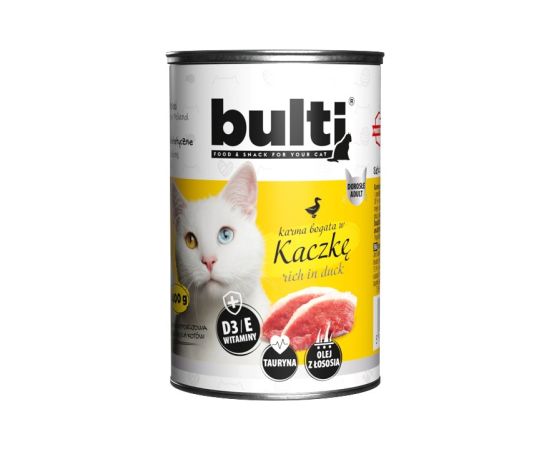 BULTI Rich in duck - wet cat food - 400g