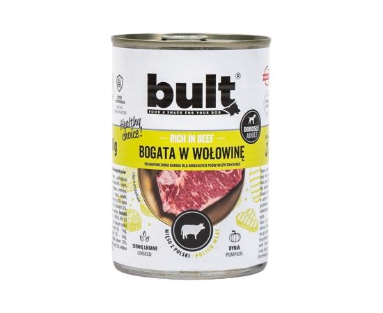 Bult BLUT Rich in beef - wet dog food - 400g Barība