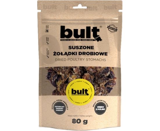 BULT Dried poultry stomachs - dog treat - 80g