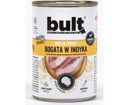 BULT Rich in turkey - Wet dog food - 800 g