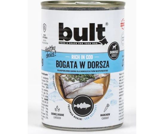 BULT Rich in cod - Wet dog food - 800 g