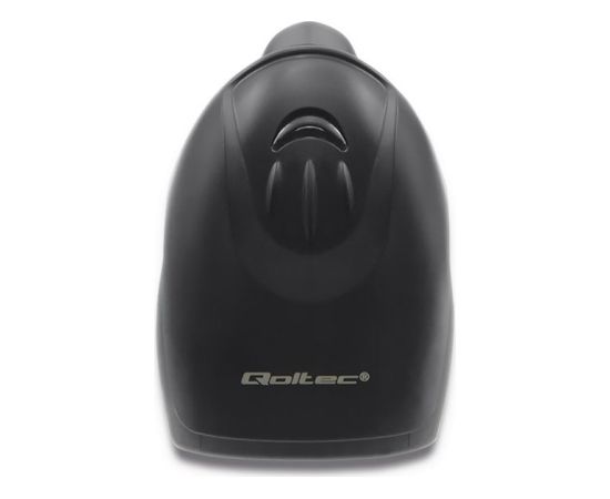 Qoltec 50866 Laser barcode reader 1D | CCD | USB | Black