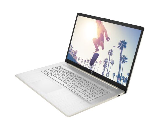 HP Laptop 17-cp2007ny - Ryzen 5 7520U, 8GB, 512GB SSD, 17.3 FHD 250-nit AG, 720p cam, FPR, US backlit keyboard, 41Wh, Natural silver, Win 11 Home, 1 years   97X20EA#B1R? SPEC3