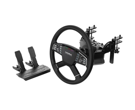 Gaming set - R5 base + TSW truck steering wheel + SRP-Lite pedals + Moza Racing RS071 clamps (PC)