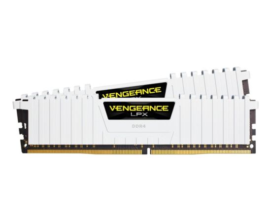 Corsair Vengeance LPX white DIMM Kit 16GB, DDR4-3200, CL16-18-18-36 (CMK16GX4M2B3200C16W)
