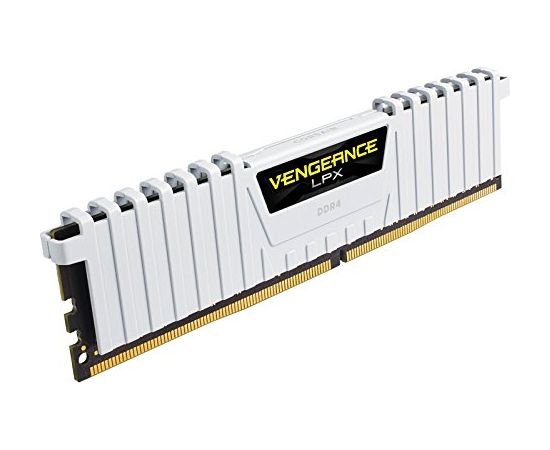 Corsair Vengeance LPX white DIMM Kit 16GB, DDR4-3200, CL16-18-18-36 (CMK16GX4M2B3200C16W)
