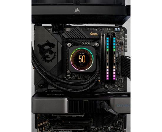 Corsair DDR5 - 64GB - 6000 - CL - 30 (2x 32 GB) dual kit, RAM (black, CMT64GX5M2B6000C30, Dominator Platinum RGB, INTEL XMP) Оперативная память (RAM)