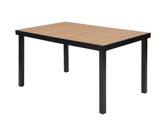 Mirpol Garden table IZZY -seater 140x90x74 brown/black