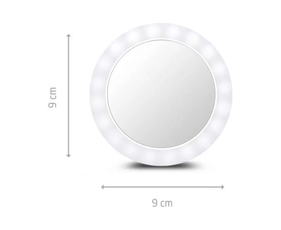 Ecomed by Medisana CM-20E beauty mirror with backlight for selfie/blogging