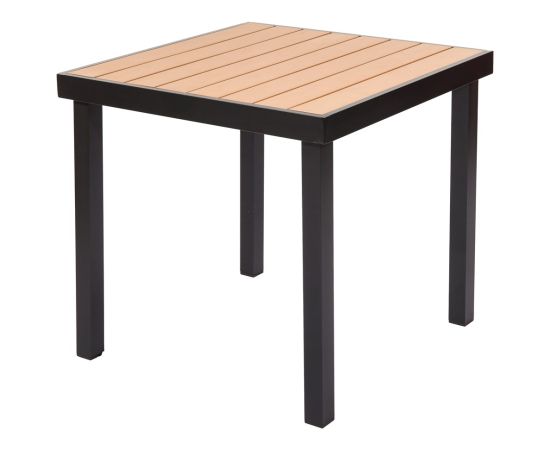 Mirpol Garden table IZZY 4-seater 79x79x74 brown/black