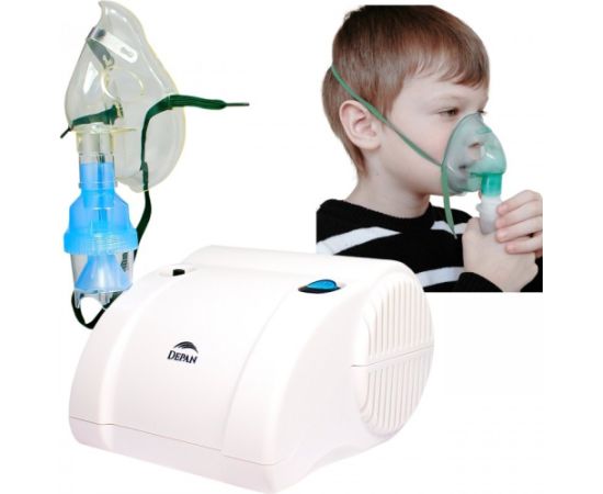 Helbo Silent piston inhaler with two masks
