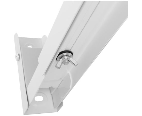 Maclean MC-915 W Universal Microwave Oven Bracket Holder Wall Mount Adjustable White Space Saving 30kg