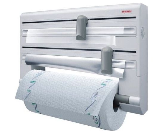 Leifheit 25703 paper towel holder Wall-mounted paper towel holder Grey, White